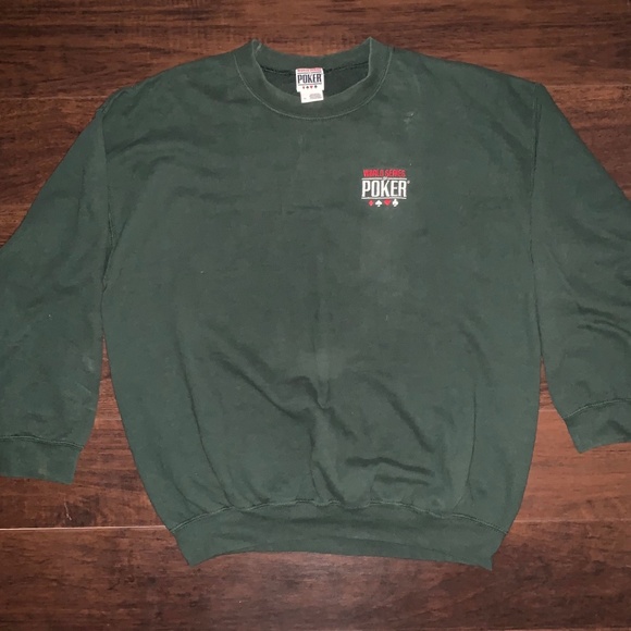 World Series of Poker Crewneck Pullover Sweater Size Xlarge - Picture 1 of 4